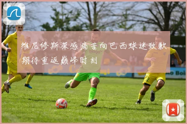 维尼修斯深感痛苦向巴西球迷致歉期待重返巅峰时刻